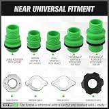 SWANLAKE No-Spill Coolant Funnel Kit Universal 15Pcs Adapters view 2