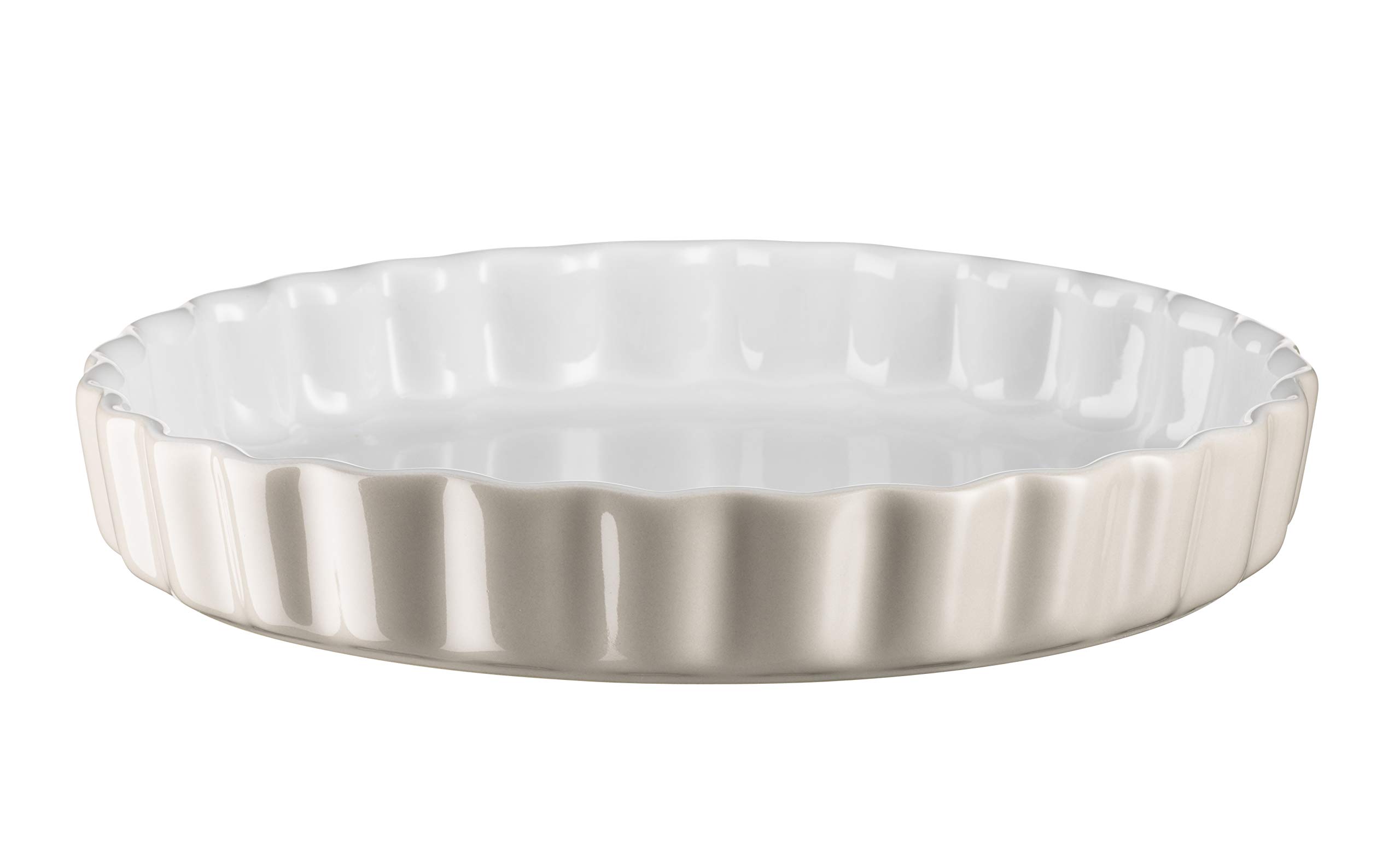 Mäser Kitchen Time Series Ceramic Pie Dish, Grey