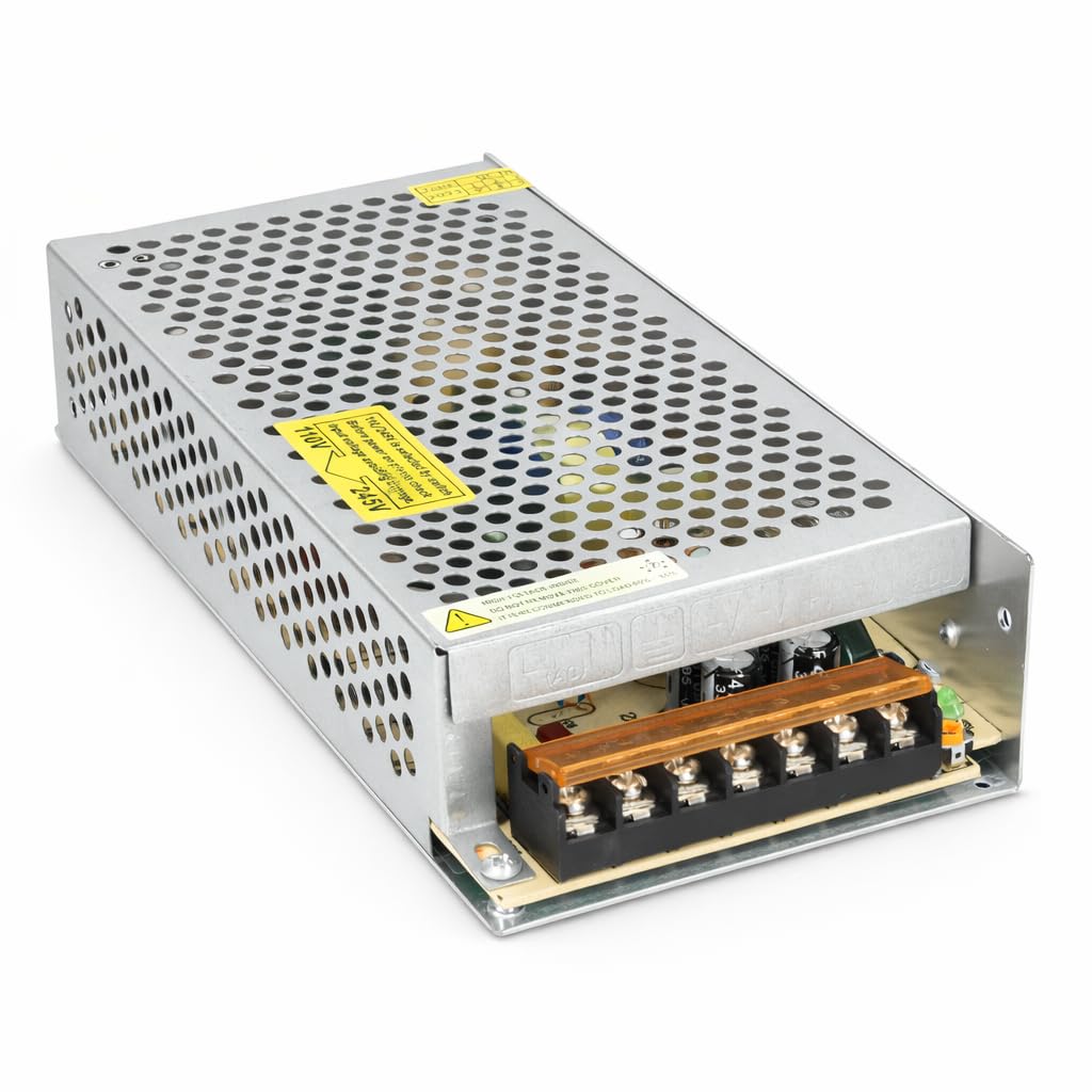 Jandei - Transformer Power Supply 110/220V AC to 24V DC 150W 6.25A Indoor Installation IP20 for LED Strip, Neon or Low Voltage Devices