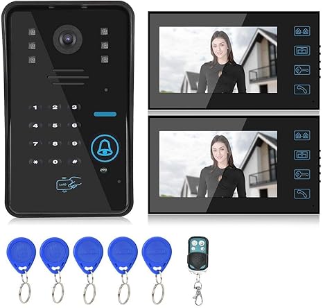Amazon Co Jp アパートホテルのための夜探しインターホン耐久性のある有線ビデオドアホン ドアベル U S Regulations ホーム キッチン