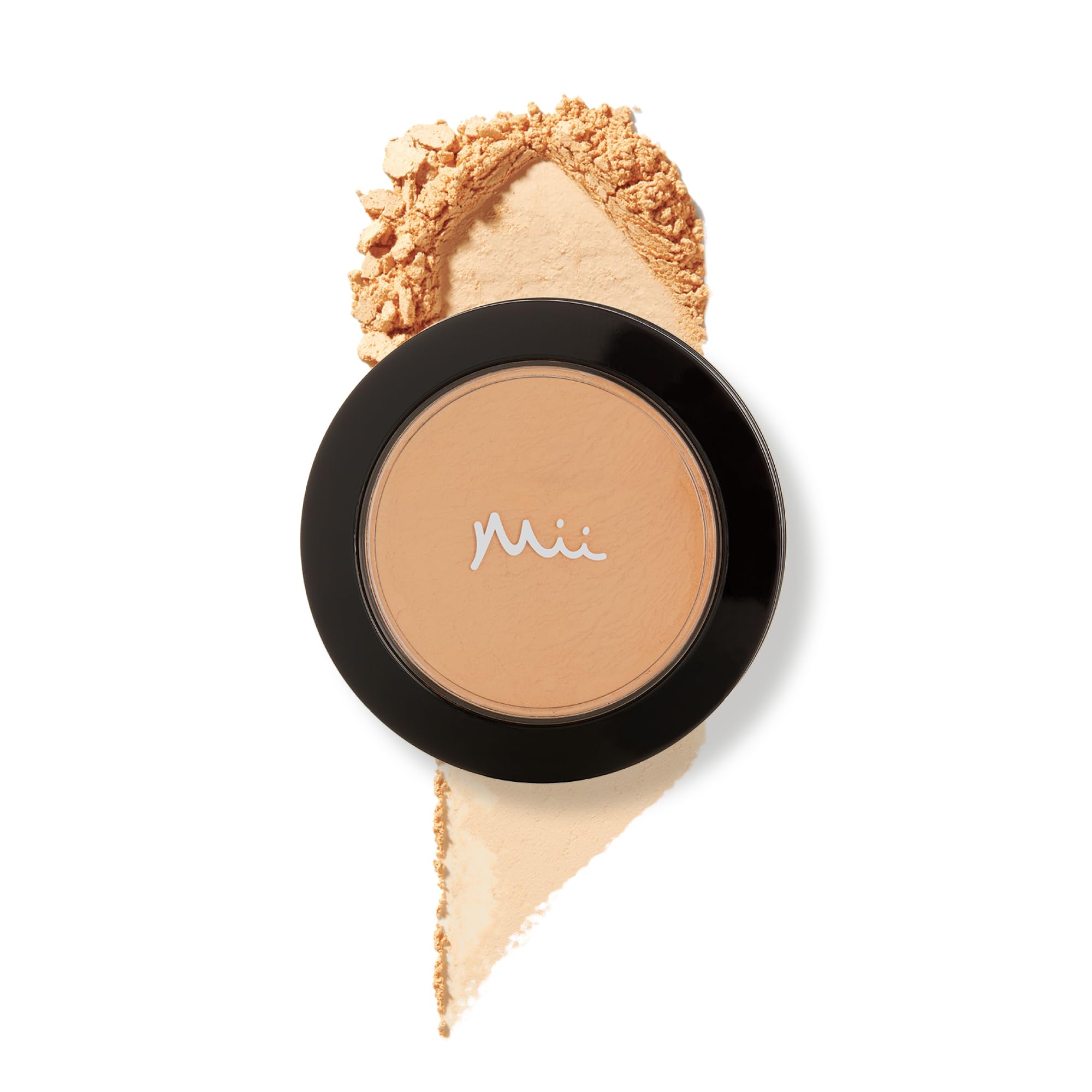 Mii Cosmetics Midi Irresistible Face Base | 100% Pure Mineral Foundation | Award-Winning Face Powder Foundation | Vegan Formula, SPF 30 | Buildable Coverage | Flawless Finish | Precious 06 | 2.5g