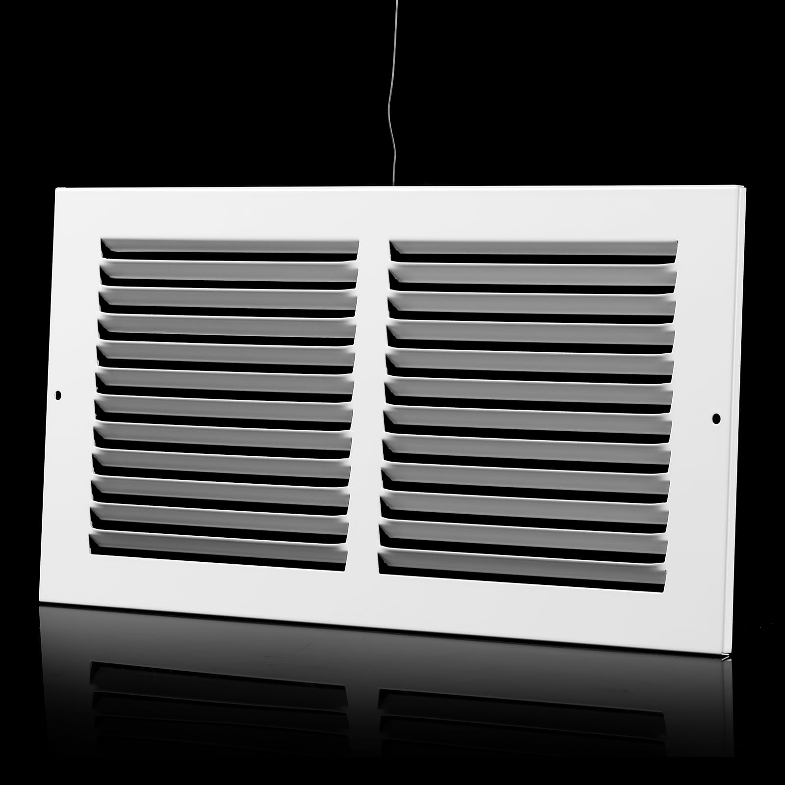 View 1 of 14x10 Return Air Grille(Duct Opening Size),Air Return Vent Cover,Flat Vent Cover,Rejillas De Aire Acondicionado para Casa,Return Air Grilles,Outer Dimensions:15.75"Wx11.75"H(14"Wx10"H, Duct Opening)