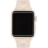 Coach Apple Watch Strap, Compatible with Apple Watch 38mm/40mm and 41mm Interchangeable Band, Create Your Unique Style