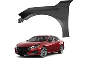 TELFAIR Front Fender Left Driver Side Compatible with 2019-2023 Nissan Altima, Primed Steel Mudguard Replacement NI1240234