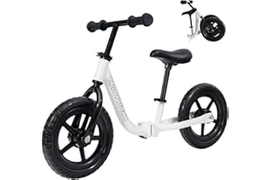 LANOVAGEAR Balance Bike for Toddlers Ages 1.5–5 – No-Pedal Training Bike with Adjustable Seat & Handlebar, Lightweight Frame, Easy Assembly for Boys & Girls