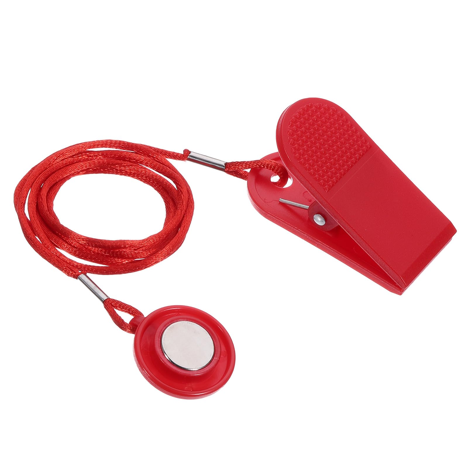 PATIKIL Universal Treadmill Magnet Safety Key 1.1inch, Treadmill Key Replacement with Magnetic Safety Switch Lock for Running Machine Image Gym, Red