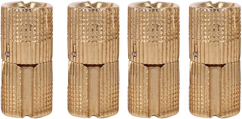 4pcs/Pack Brass Hidden Concealed Hinge Invisible Barrel Hinge for DIY Jewelry Box Hand Craft Gold(12mm)
