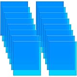 14 Pieces Colored, Gel Filter Correction Transparency Reading Color Film Lighting Filter Correction Plastic Sheet, 10.6 x 8.2