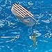 GRAPHICS & MORE United States of America American USA Flag Floating Keychain Oval Foam Fishing Boat Buoy Key Float
