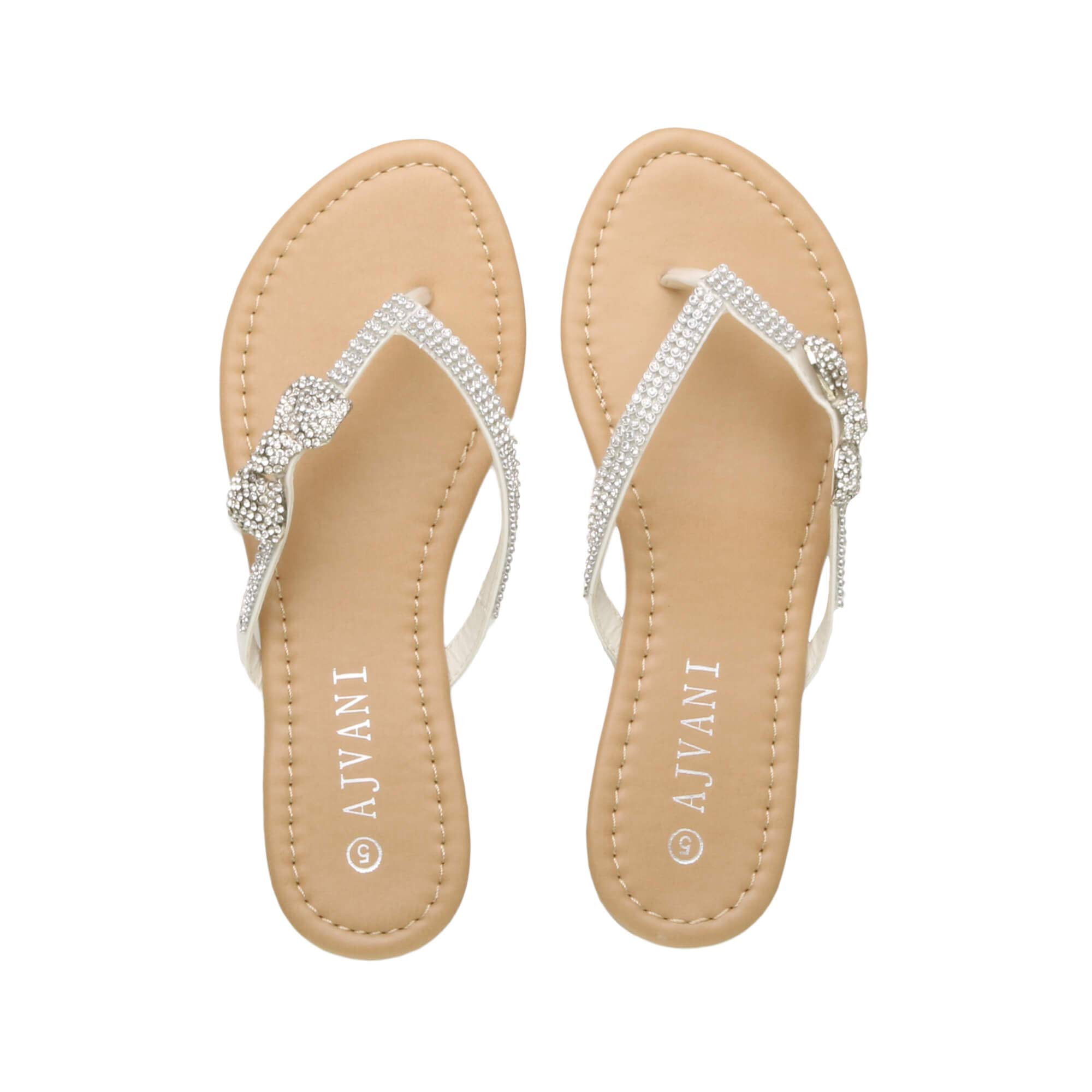 Ajvani Womens Ladies Low Heel Flat 
