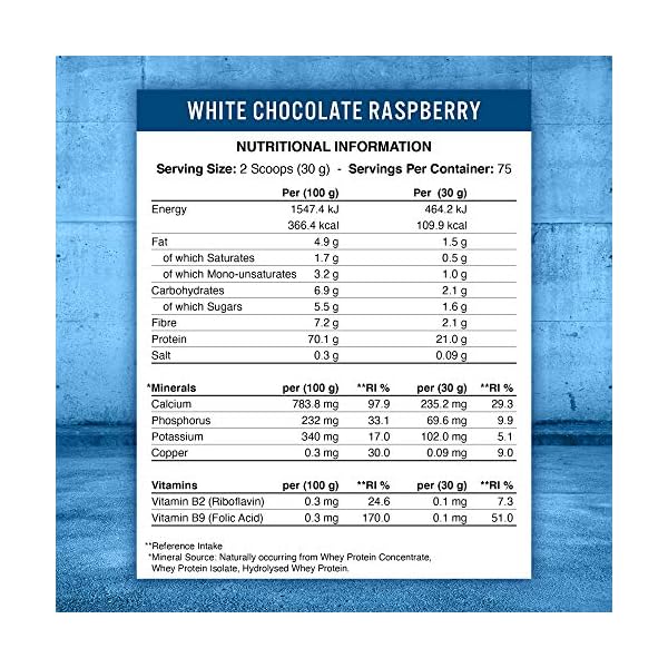 Applied-Nutrition-Critical-Whey-Protein-Powder-Shake-Gold-Muscle-Building-Supplement-with-Glutamine-High-Standard-Amino-Acids-BCAA-227kg-75-Servings-White-Chocolate-Raspberry Applied Nutrition Critical Whey Protein Powder 2kg - High Protein Powder, Protein Milkshake, Muscle Building Supplement…