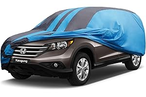 Kaugung Car Cover Waterproof Custom Fit Honda CRV（1995-2024）, Full Exterior Cover for Automobiles Lightweight Resistant Outdoor Sun UV Rain Dust Snow Wind Protection.