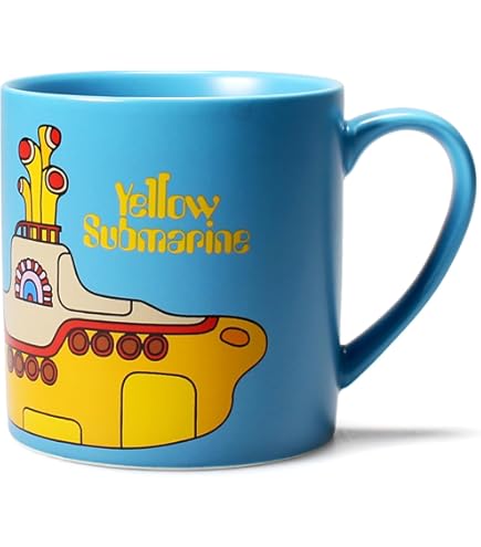 Amazon.com: Vandor The Beatles Yellow Submarine 18 Ounce Oval