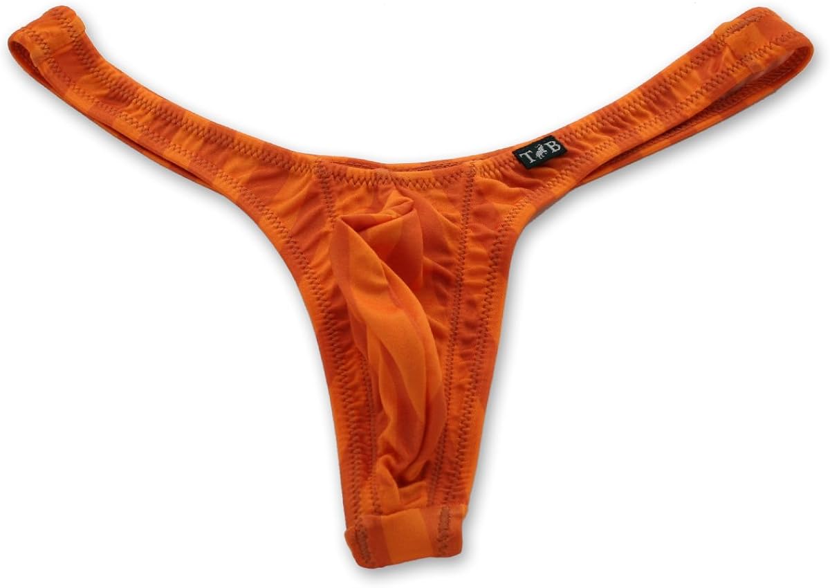 TYLERBOLD Japanese Men's underwear[800714 Stripe V Line Monster3D Medium Thong] at Amazon Men’s