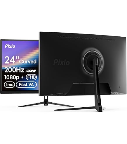 Amazon.com: Pixio PX248 Wave 24 inch 200Hz Refresh Rate FHD 1080p
