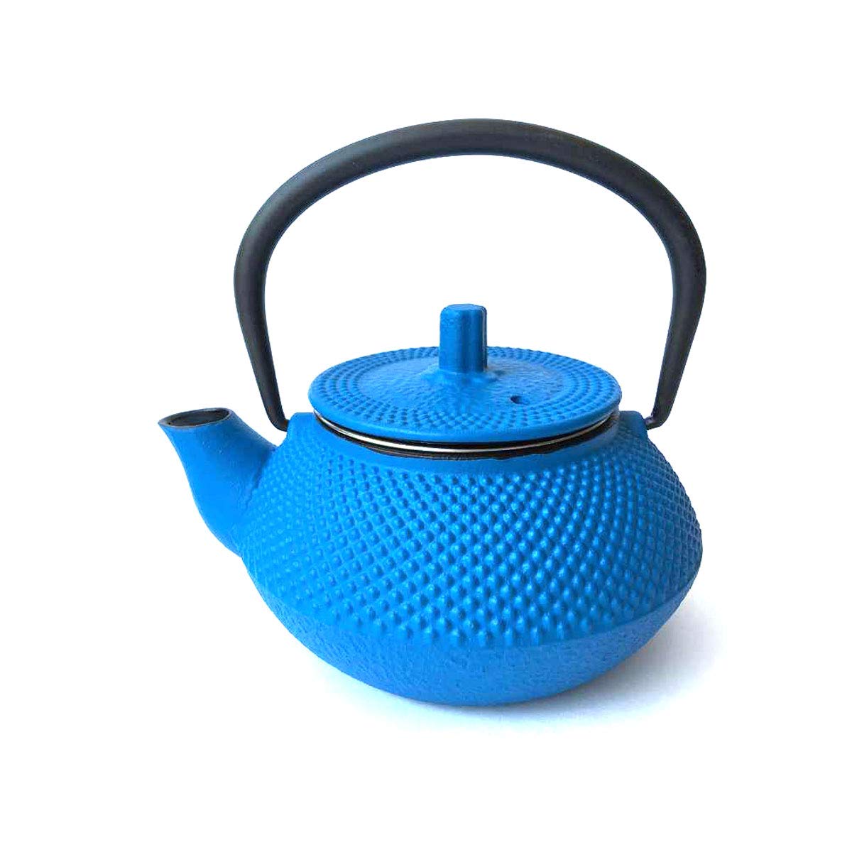 VIER AZ034 Cast Iron Teapot, Blue