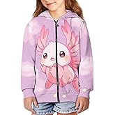 BYCHECAR Cute Hoodies Zip Up Girls Boys Long Sleeve Hoodies Jacket Kids Clothes Pullover Outfit
