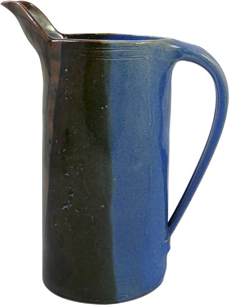 American En Ceramique Poterie Sangria Pichet 2 Qt Lakeside Bleu