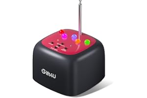 GIFT4U Ghost Hunting Equipment, Paranormal Investigation Equipment Portable Ghost Hunting Kit, EMF & Temp Sensor Detector with 5 Sensitivity Levels and Auto-Calibration, Halloween Gifts(Red)