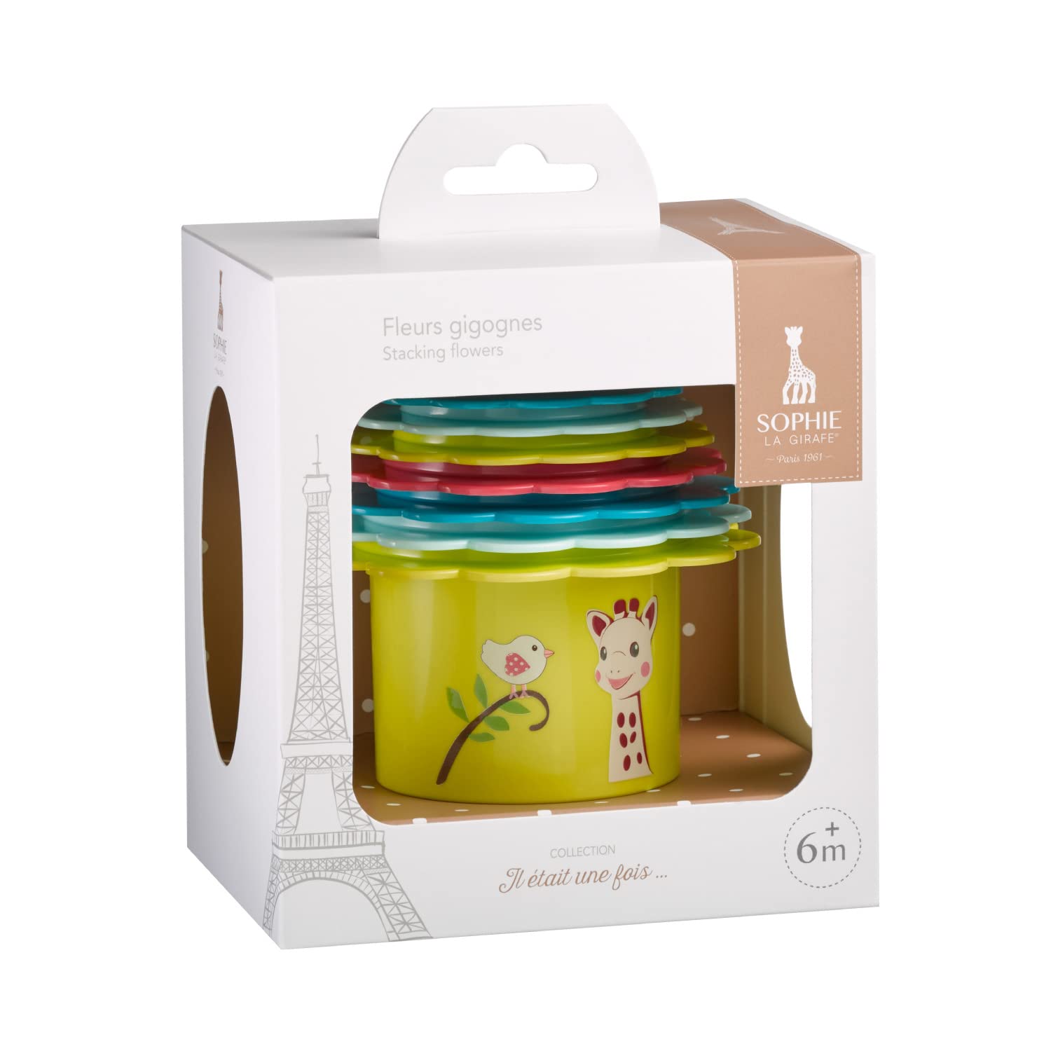 Sophie la girafe Stacking Flowers Gift Box