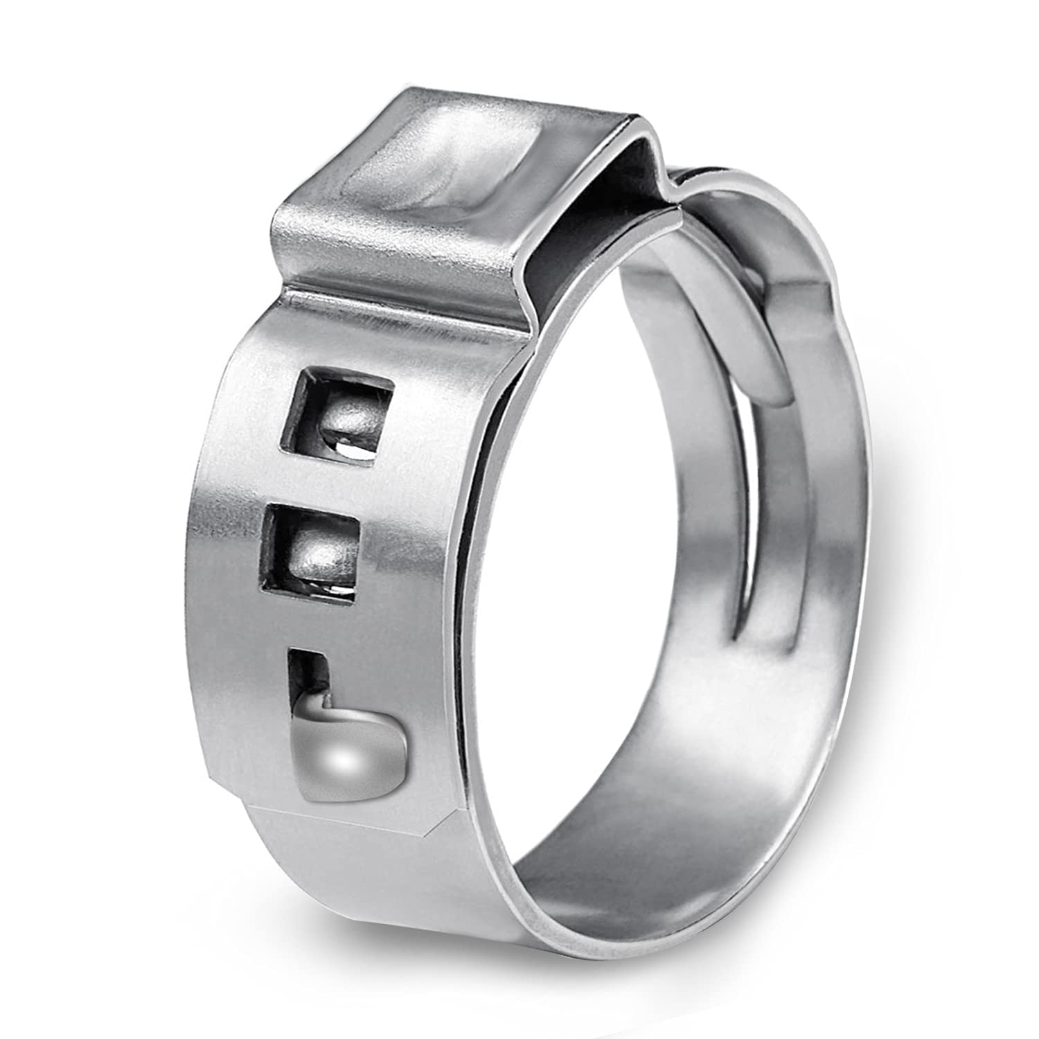 PADTON 50 Pack 5/8 Inch Stainless Steel PEX Cinch