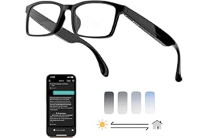 MNVOEQ AI Smart Bluetooth Translator Glasses,Support 140+Languages Translation&amp;Bluetooth Connection for Men and Women Travelling/Business/Sports (G10+AI+Color Change Lens+Black)3.7 out of 5 stars 981 offer from $14.99