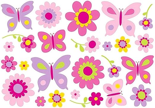 Bbqcc Mariposa Creativa Decoracion De La Pared Pasta Pvc Graffiti