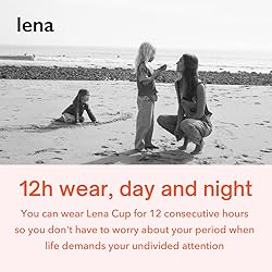LENA Sensitive Menstrual Cups, Soft Reusable Period