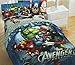 Birsppy Marvel Avengers Agents of Shield Full Comforter Set with Fitted Sheet