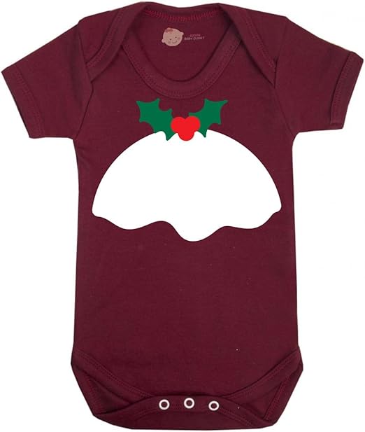 christmas pudding baby grow