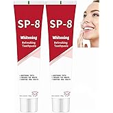 SP-8 Whitening Toothpaste, 2 Pack Fresh Breath Toothpaste, Daily Teeth Cleaning Paste