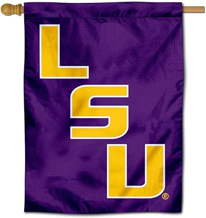 Amazon Com College Flags Banners Co Lsu Tigers Banner House