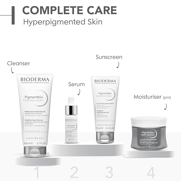 BIODELMA PIGMENBIO WHITE SENSITIVE CREAM BODY CREAM, 2.5 FL OZ (75 ML), MOISTURIZING CREAM FOR DRY SKIN, FOR NECK, FOR SKIN, UNSCENTED, WEAK ACID