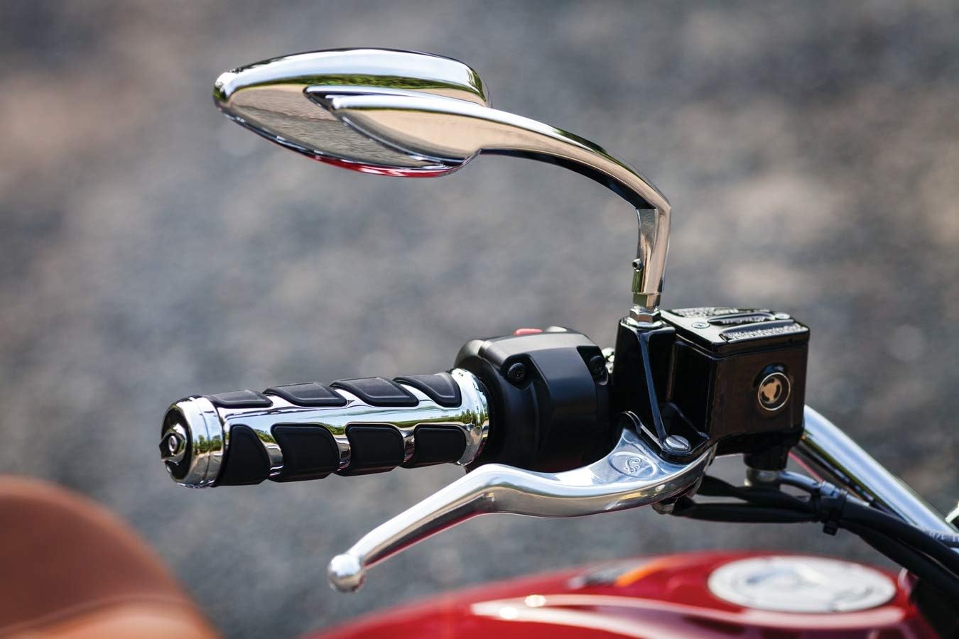 Kuryakyn 6375 Premium Kinetic Handlebar Grips for Kawasaki, Suzuki, Victory & Yamaha Motorcycles, Chrome, 1 Pair: Automotive