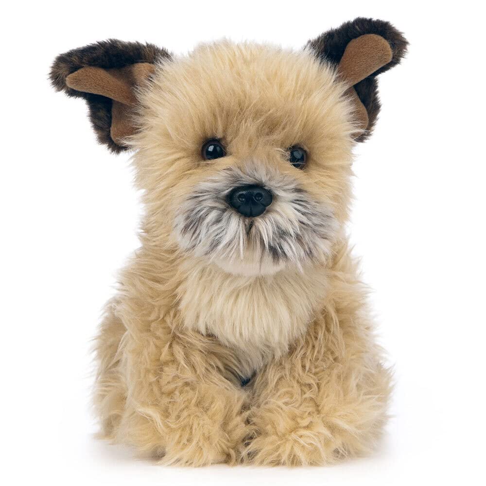 Living Nature Border Terrier, Realistic Soft Cuddly Dog Toy, Naturli Eco-Friendly Plush, 22cm