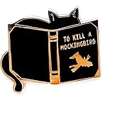 To Kill A Mockingbird Pin - Culture Series - Enamel Lapel Pin - Plated Badge for Clothing, Bags, and Lanyards