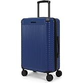 World Traveler Dejuno Abrams 24-Inch Lightweight Hardside Spinner Luggage - Navy