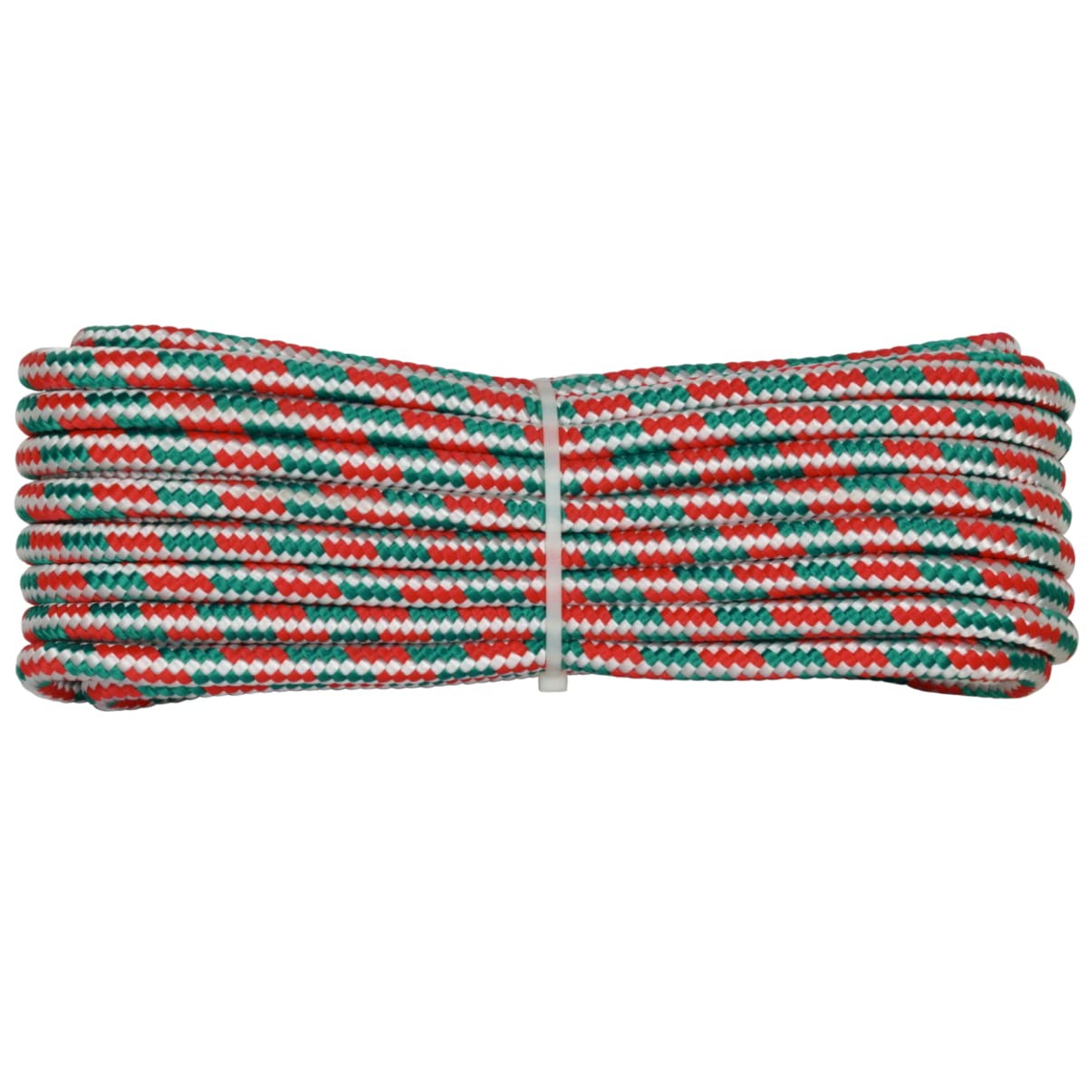 Corderie Italiane 6008620 – 00 Braid Fantasia, 04 mm-20 MT, tribandiera Italian, Colour: Italian Flag Tricolour