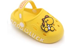 icosylify Toddler Shoes 0-15 yrs Girls Boys Clogs Baby Girl Sandals Baby Boy Sandals Garden Shoes Dinosaur Cartoon Slides Slip-Resistance Beach Slipper Toddler Little Kid Big Kid