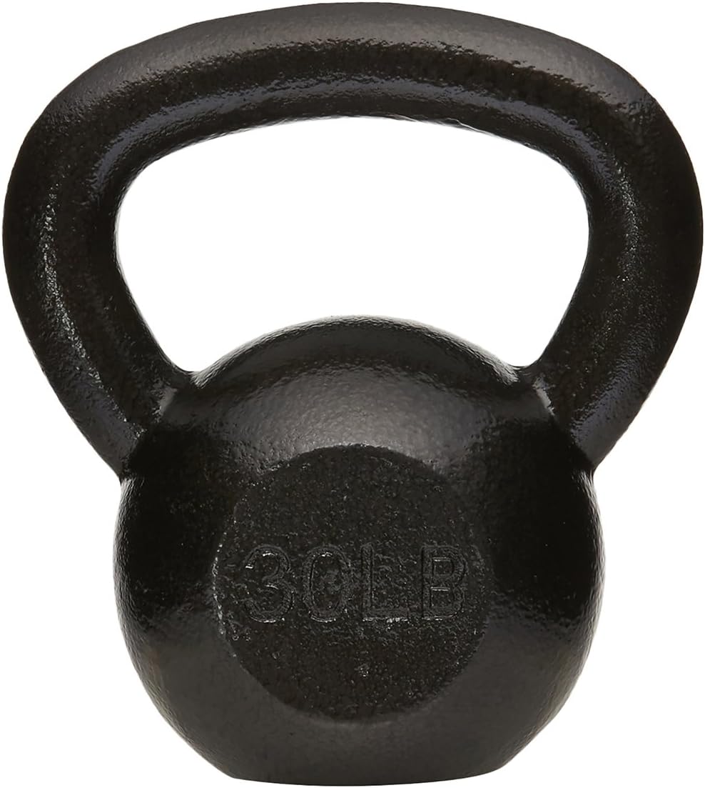 AmazonBasics Cast Iron Kettlebell Weight