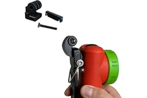 Compatible with Streamlight Survivor Camera Mount Adapter, Helmet Light Clip for GoPro with Drill Template and Thumb Screw fo