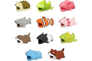 10PCS Random Cable Protector, Cord Protector, Protector, Cable Saver Data Cable Protector Cartoon Animal Phone Accessory Suit