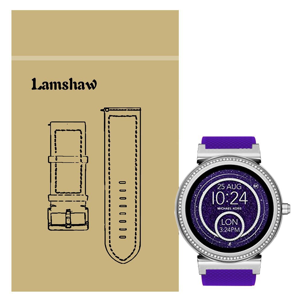 mk smartwatch purple