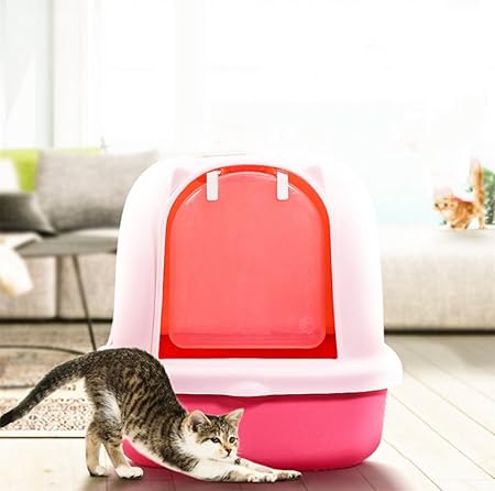 TOOLTOQ Totalmente Cerrado Anti-Salpicaduras Caja De Arena Grande Curvo