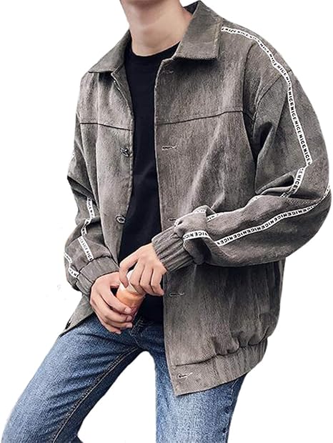 Amazon Ppeiree ジャケット メンズ 春 アウター カジュアル ブルゾンジャケット おしゃれ ジャンパー ゆったり ショート丈 アウター コーデュロイ 学生ジャケット 原宿系 コート ジャケット 通販 Amazon Ppeiree ジャケット メンズ 春 アウター カジュアル ブルゾンジャケット おしゃれ ジャンパー ゆったり ショート丈 アウター コーデュロイ 学生ジャケット 原宿系 コート ジャケット 通販