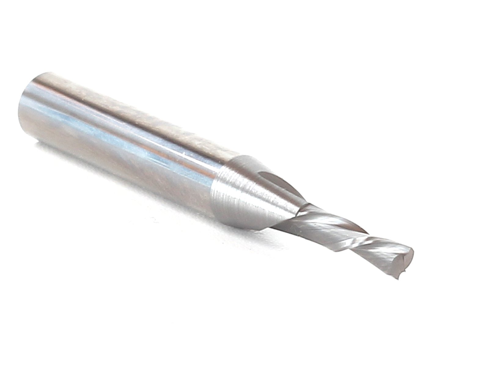 Yonico 32210-SC 1/8-Inch Dia. 2 Flute Downcut Spiral End Mill CNC Router Bit 1/4-Inch Shank — image 1