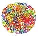 300 Pc C Chain Links Plastic Neon Toy Parrot Bird Foot Parts Kid Dly Mixed Color