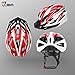 JBM Adult Cycling Bike Helmet Specialized for Men Women Safety Protection CPSC Certified (18 Colors) Black / Red / Blue / Pink / Silver Adjustable Lightweight Helmet with Reflective Stripe and Remova