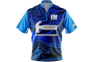 Logo Infusion Dye-Sublimated Bowling Jersey (Sash Collar) - I AM Bowling Fun Design 2035-HM - Hammer