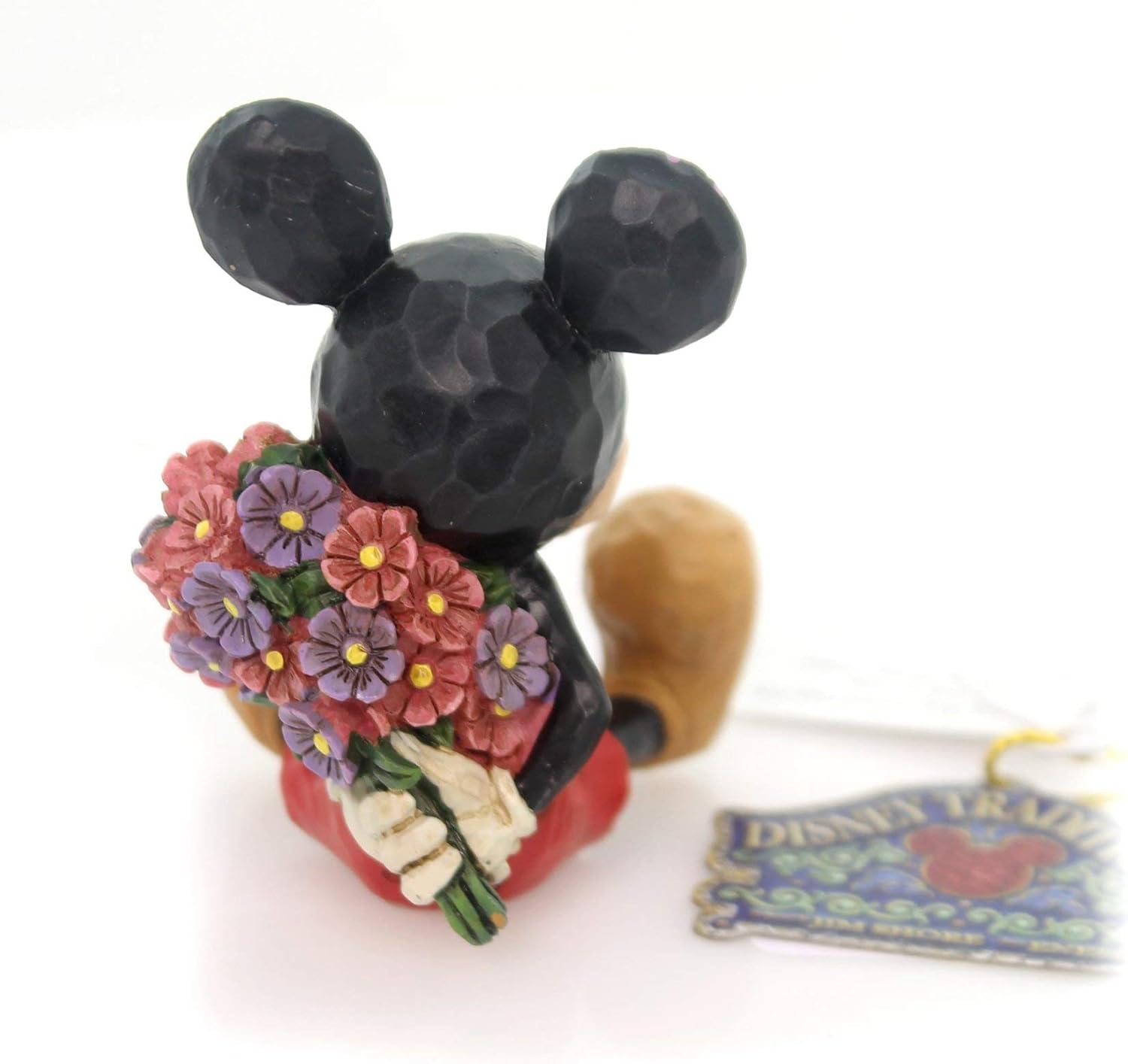 Disney Traditions Jim Shore Mickey With Flowers Mini Figurine, Multi-colour, 5 x 5.5 x 7 cm - Image 4